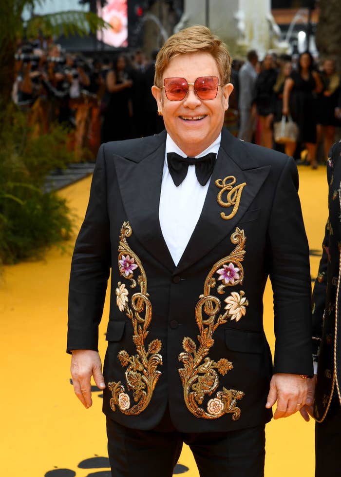 Elton John Casually Tossed A $4,000 Gucci Bag Out The Plane And I