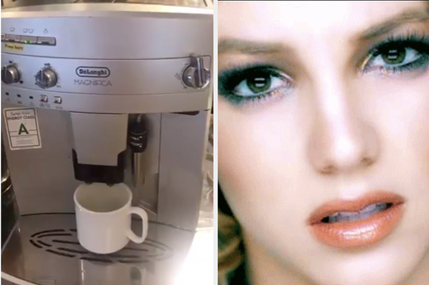A Coffee Machine Is Going Viral Because It Sounds Exactly Like Britney Spears' Song "Stronger"