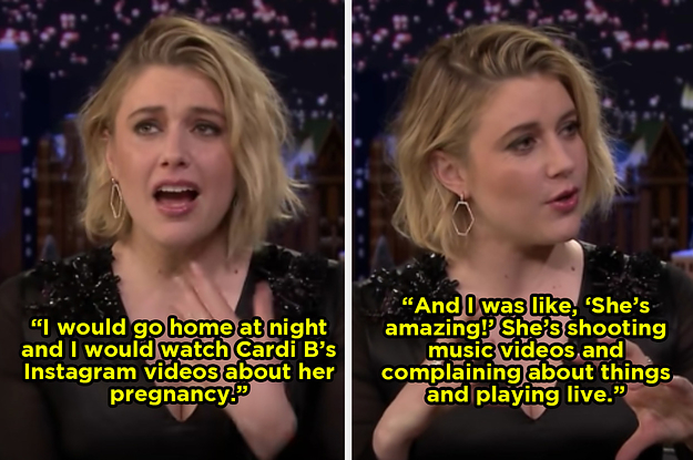 Cardi B Greatly Influenced Greta Gerwig During Her Pregnancy