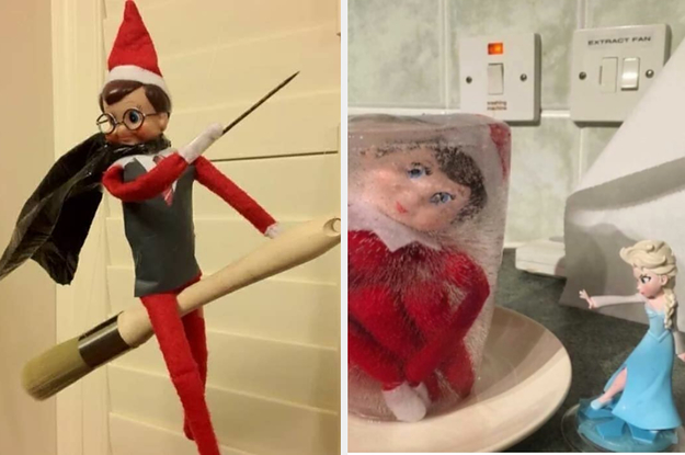 37 Times People Turned Elf On The Shelf Into An Art Form In The 2010s