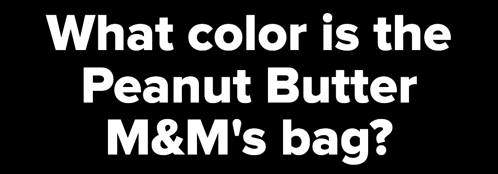 M&M's Variations Choose Your Bag Peanut, Peanut Butter