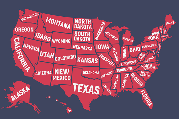 Check Off The States You've Been To And We'll Tell You How Many Kids You'll Have