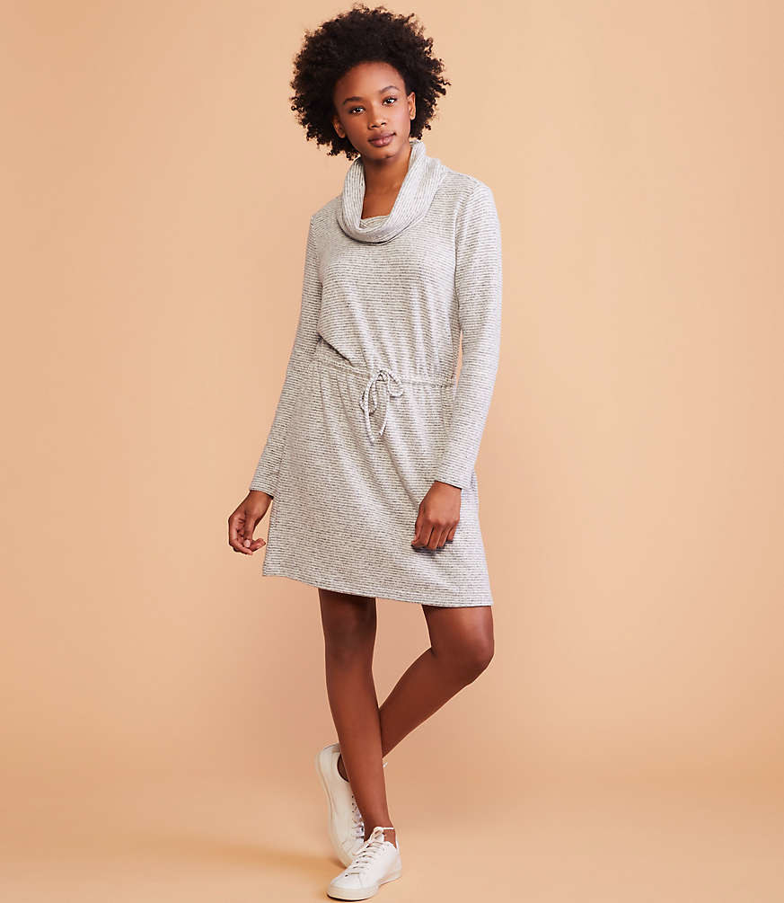 Loft cowl shop neck dress