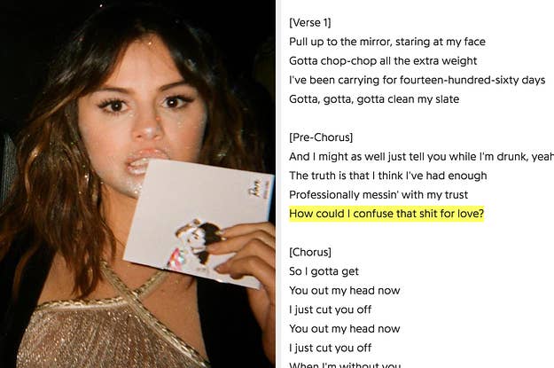 All Of Selena Gomez S Lyrics About Justin Bieber In Her New Song