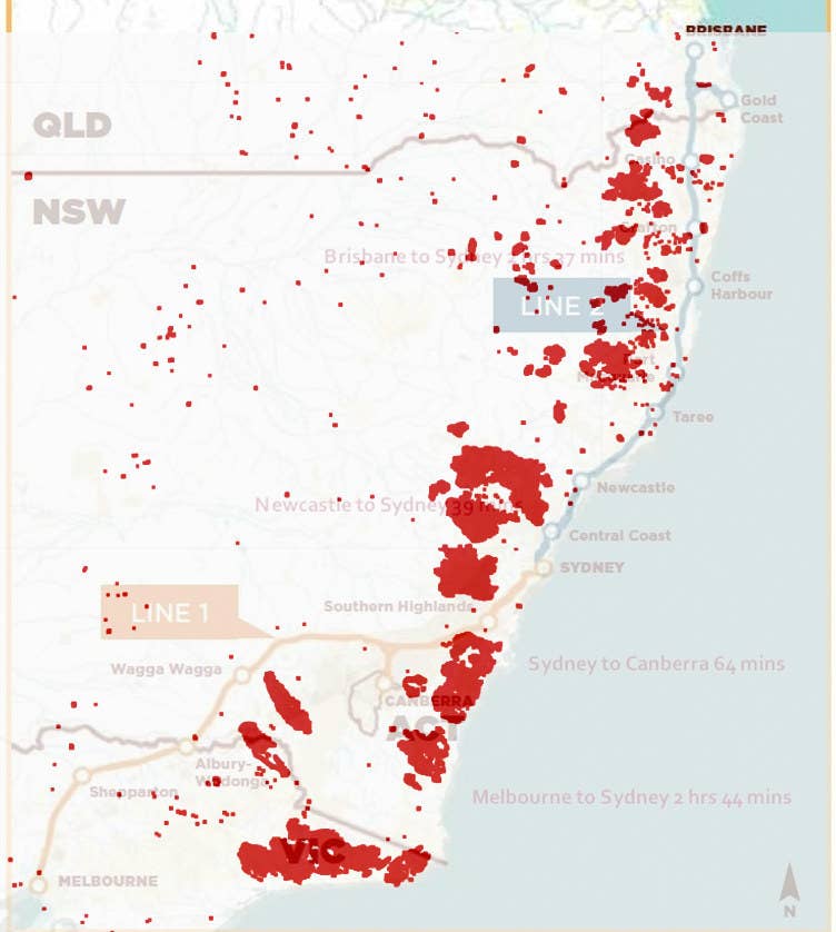 Conspiracy Theory On Bushfires And High Speed Rail Goes Viral