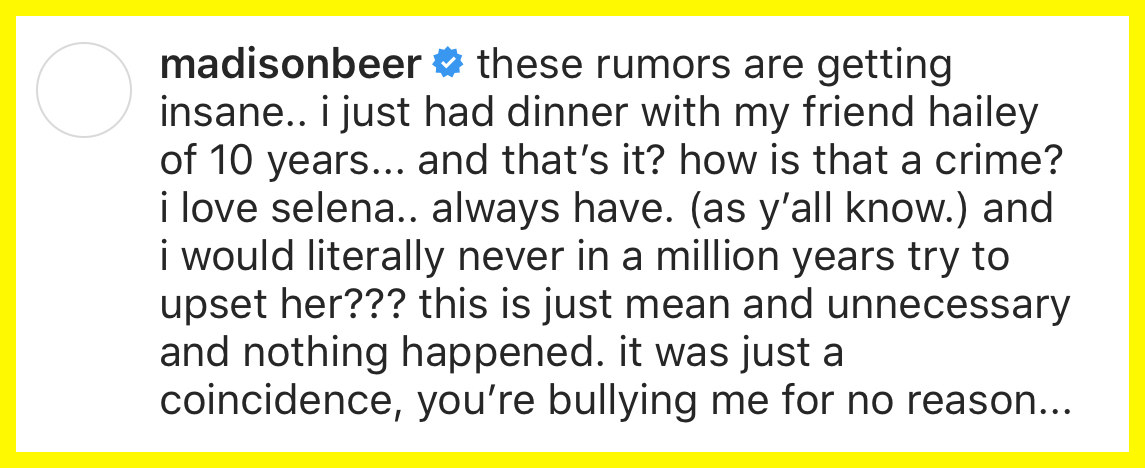 Here S Why Selena Gomez Fans Have Been Spamming Madison Beer S