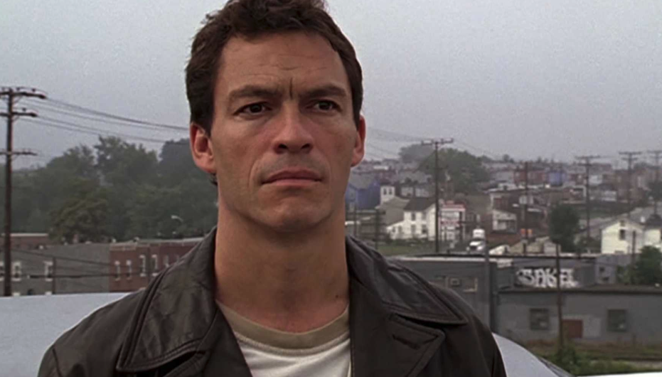 Dominic West standing outside in &quot;The Wire&quot;