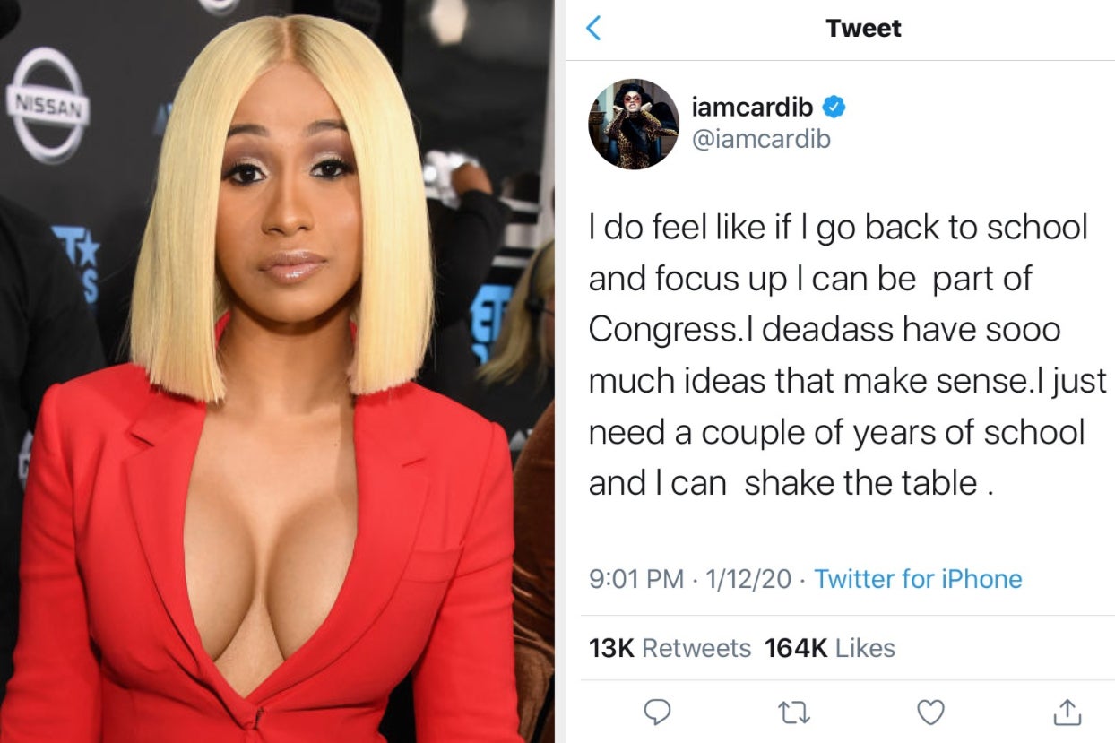 Cardi B Just Revealed That She Wants To Run For Congress