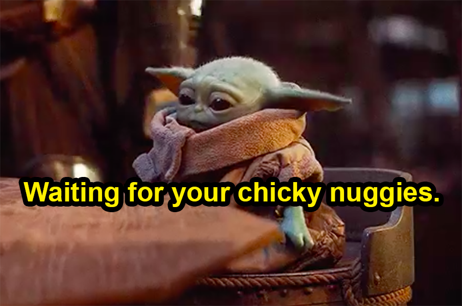 Baby Yoda Driving Meme Chicky Nuggies 10lilian