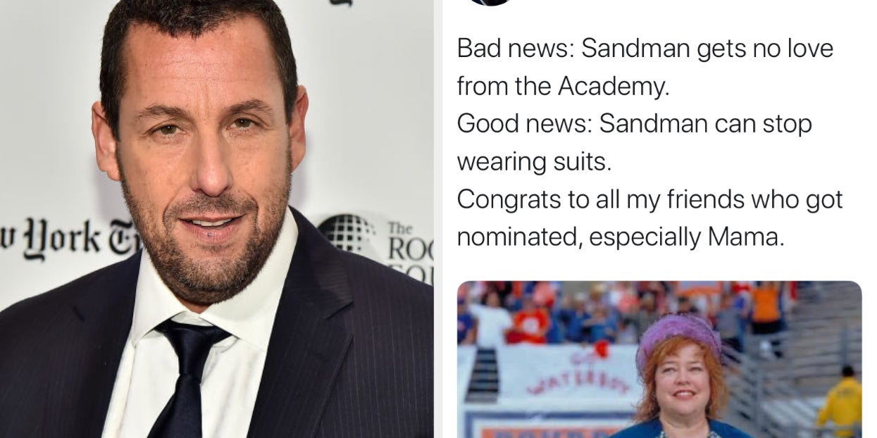 Adam Sandler Says He's Going To Make A Terrible Movie As Revenge For His Oscar Snub