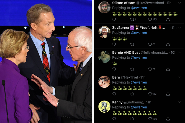 Bernie Sandersâ€™ Very Online Fans Are Filling Elizabeth Warrenâ€™s Twitter Mentions With Snakes