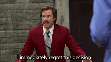 Will Ferrell as Ron Burgundy in Anchorman