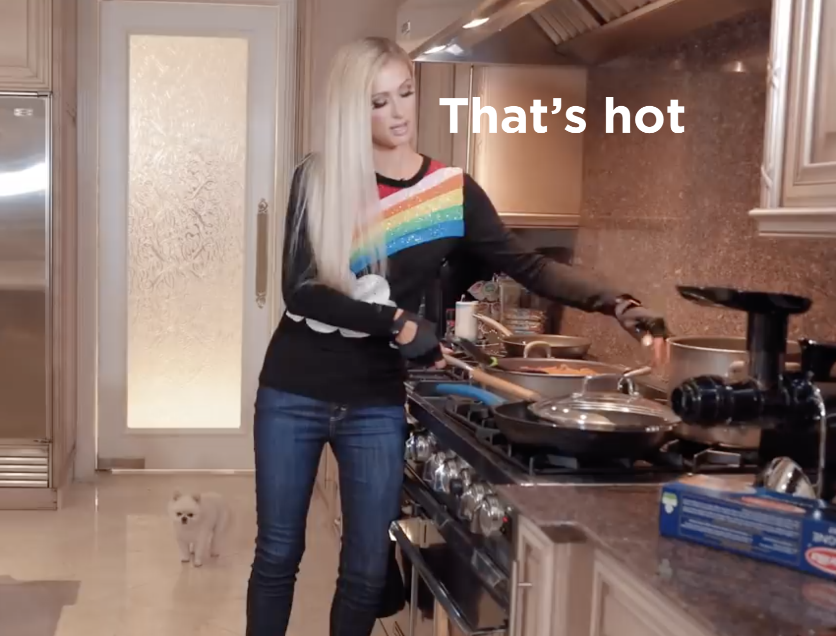 Paris Hilton Started A YouTube Channel Where She Teaches Us How To Cook  Things, And This Week It Was Lasagna