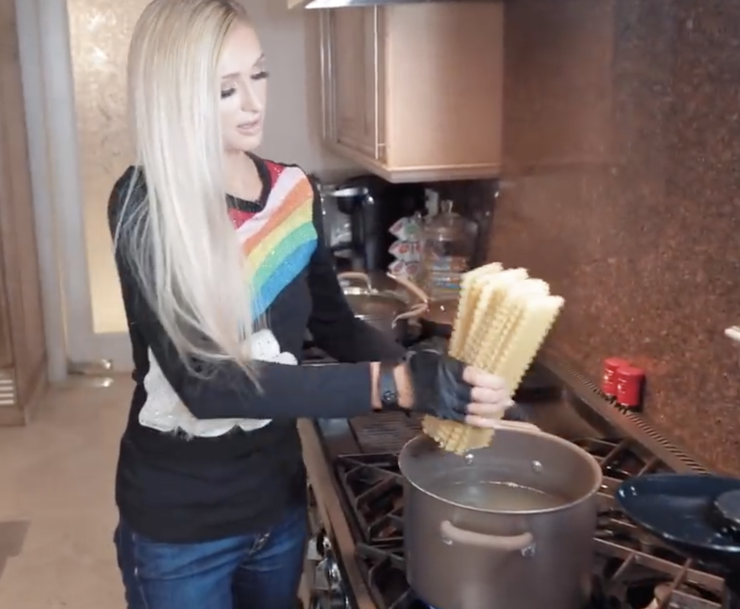 Paris Hilton Started A YouTube Channel Where She Teaches Us How To Cook  Things, And This Week It Was Lasagna