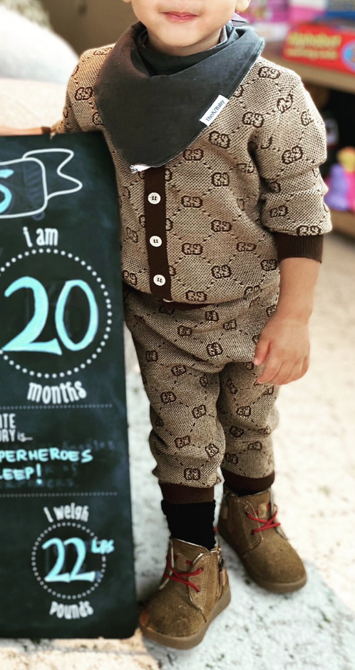 kids gucci sweat suit