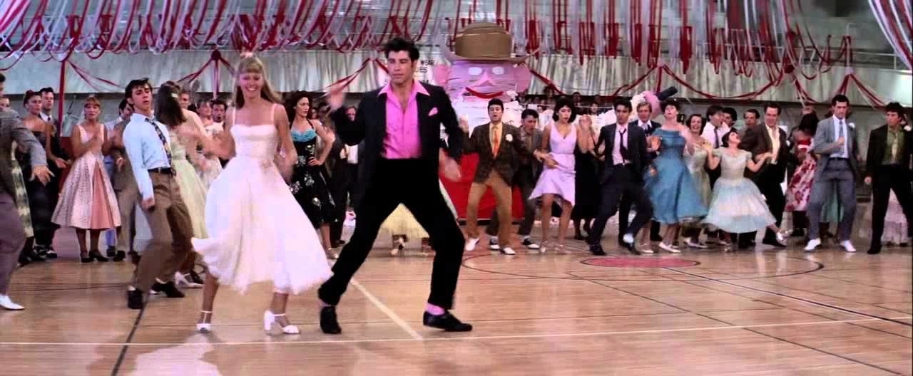 Joe and Sophie are Danny and Sandy - and Cha Cha (!!!) - during Grease&apos...