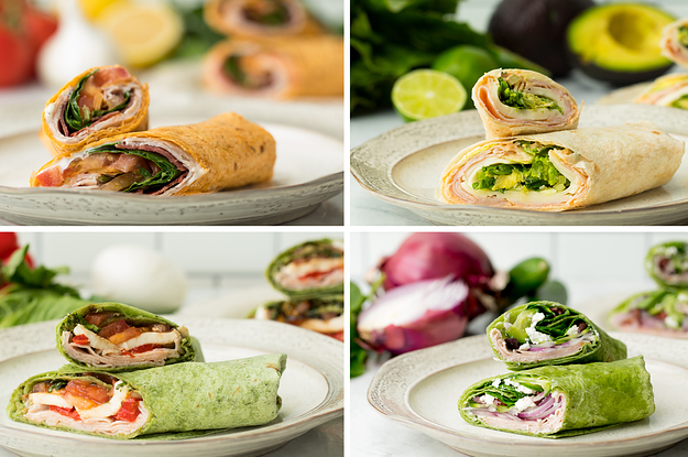 Turkey Wraps 4 Ways