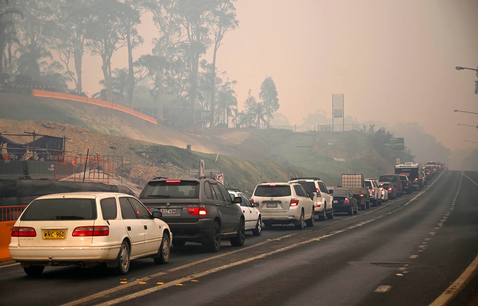 australian bushfire 2020 humanity  fleeing the country