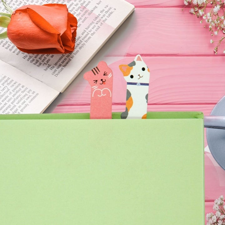 two sticking out of a folder