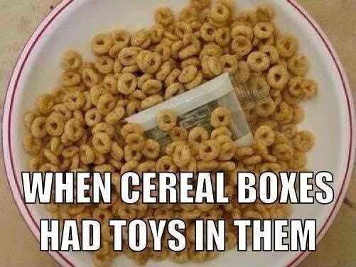 cereal with a prize in it