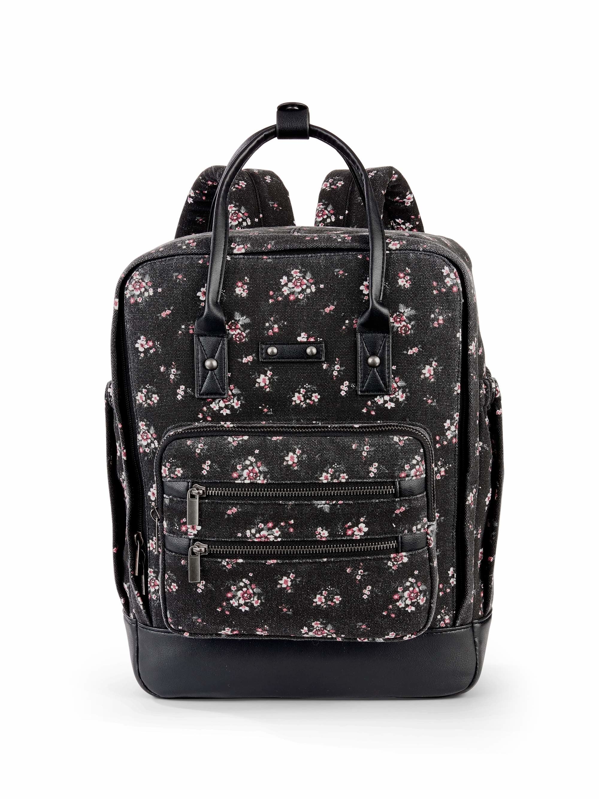 walmart black backpack purse