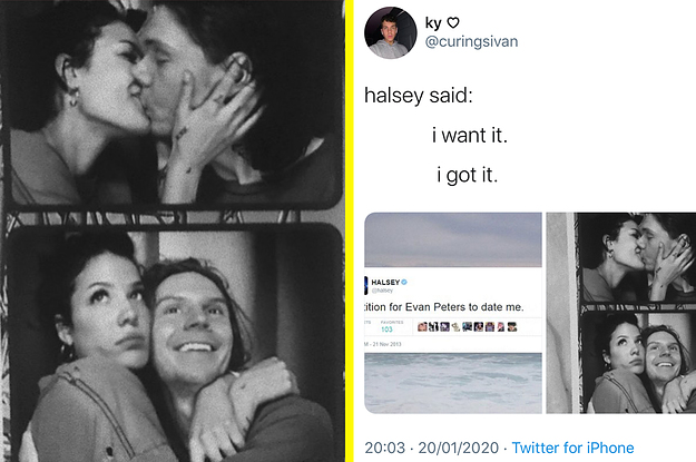 كشف كاميرات المراقبة المخفية Halsey's Birthday Post For Boyfriend Evan Peters Is Even Better ... coque iphone 12 Evan Peters Collage