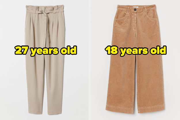 We Can Actually Guess Your Age Based On The Pairs Of Pants You Choose