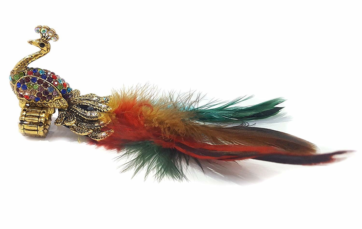 A peacock ring