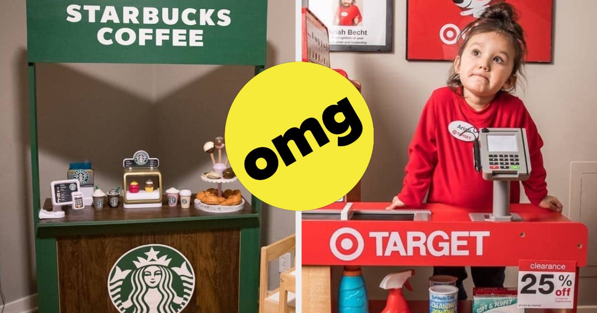I Can't Stop Looking At This Target & Starbucks Playset For Kids