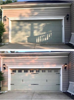 garage without the magnets, then garage with the magnets that looks so much more expensive