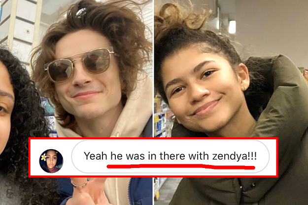 Zendaya And Timothée Chalamet Were Seen At A Bed Bath ...