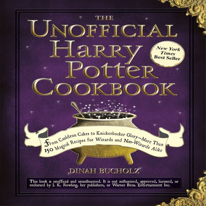the cover of the unofficial harry potter cookbook