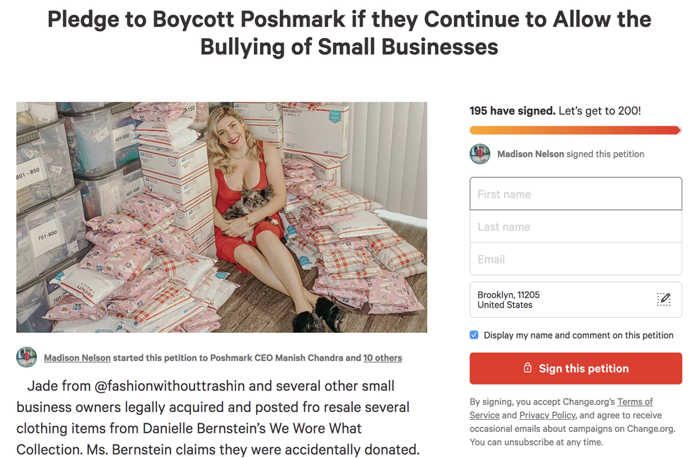 Drama Between WeWoreWhat's Danielle Bernstein And Poshmark Seller