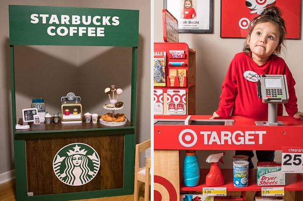 This Mom Built Her Kid A Target & Starbucks Playroom (And It's Amazing)