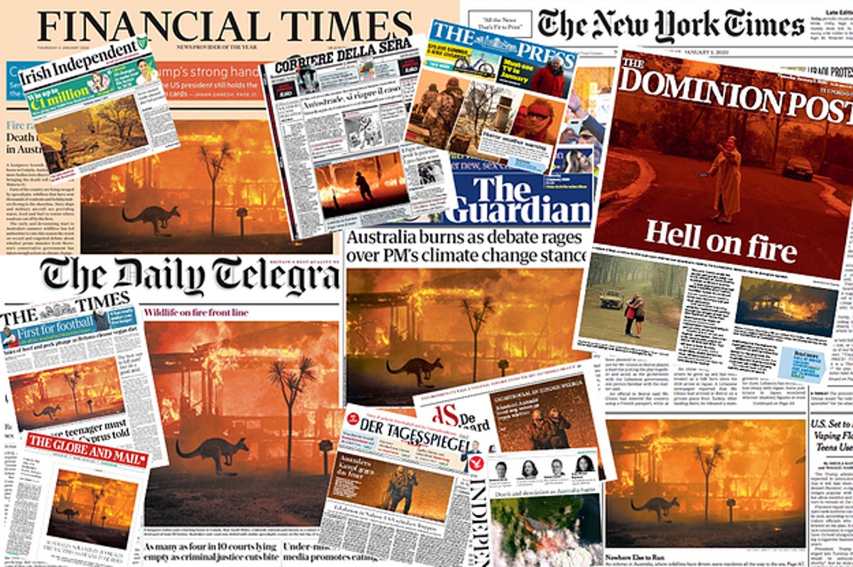 Australia Bushfire Crisis Covered Around The World