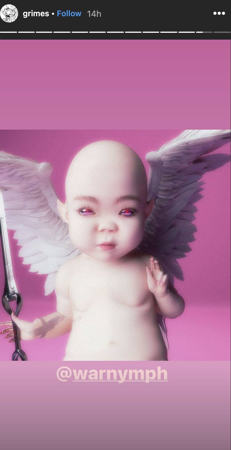 Grimes Made An Instagram Account For Her Unborn Baby And The