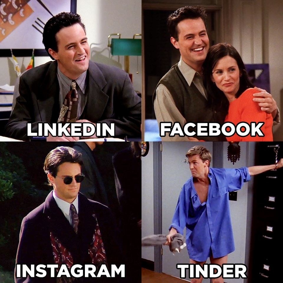 18 Memes De "LinkedIn, Facebook, Instagram Y Tinder" Que Muestran Que ...