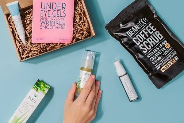 vegan face masks and other beauty products