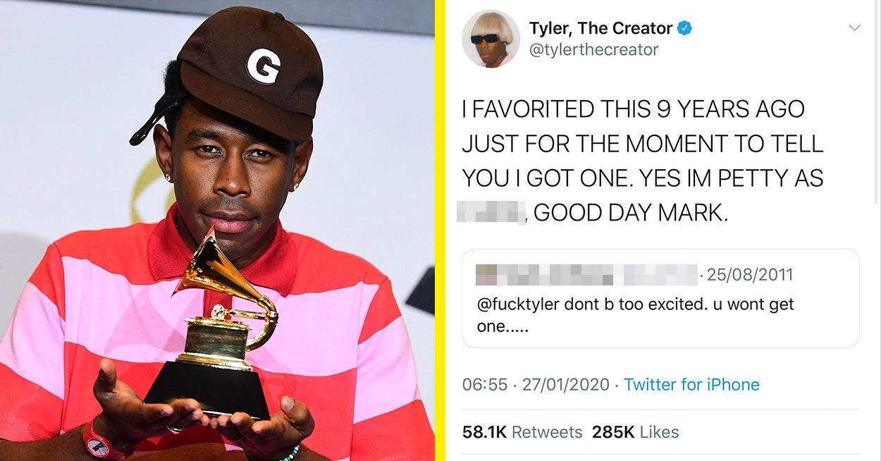 Tyler, The Creator Finally Responded To A Tweet From 2011 That Said He&apos...