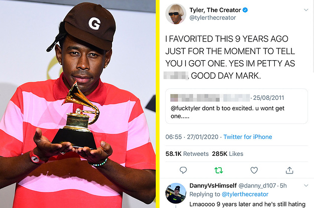 Tyler, the Creator Wins Grammy for Best Rap Album, Gives Speech on Hike –  Billboard