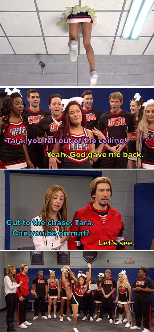 Snl Did A Parody Of Navarro Cheer And Its Literally The Best