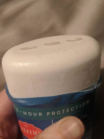 Reviewer photo of the deodorant, which looks like regular gel deodorant
