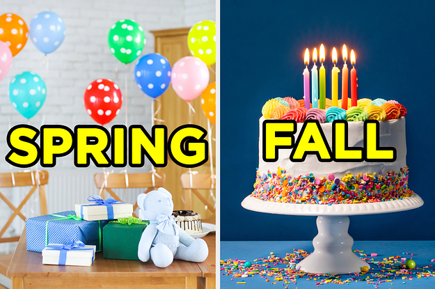 Plan A Birthday Party For A Kid And We'll Tell You Which Season Matches Your Personality