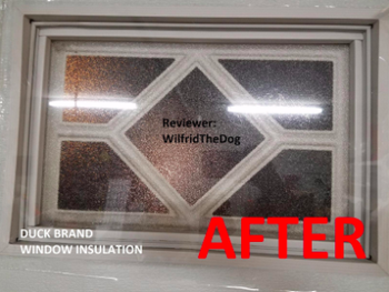 reviewer pic of window looking normal with shrink wrap applied