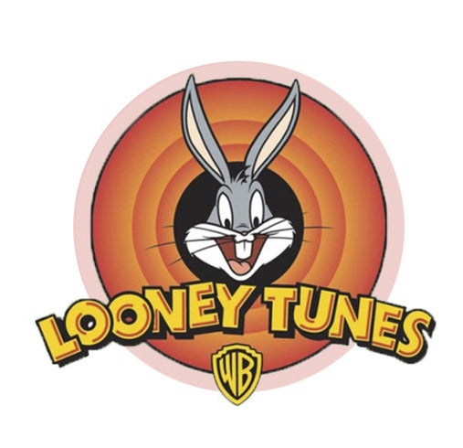 Looney Toons logo next to a Looney Tunes logo