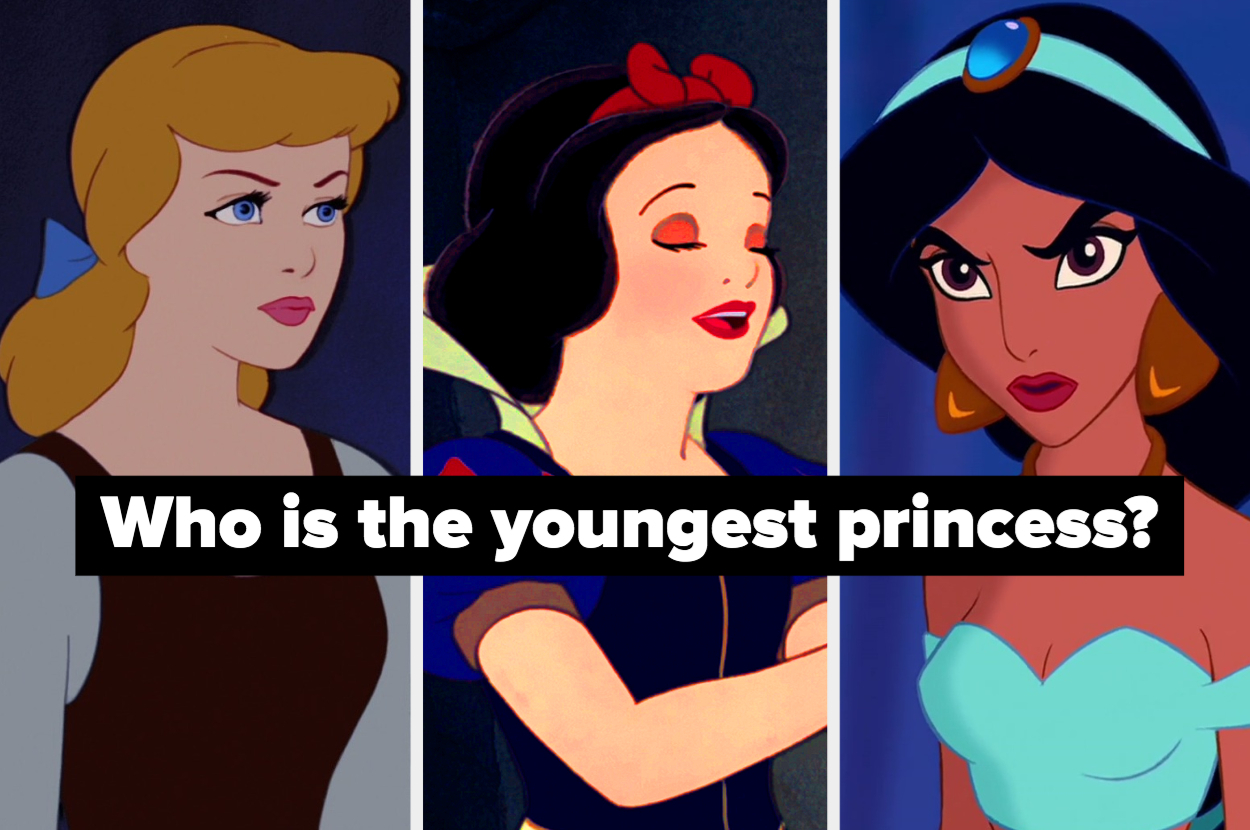 disney princess oldest to youngest