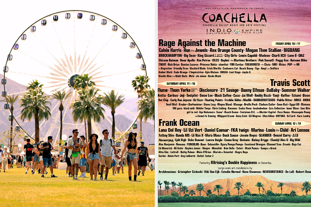 The 2020 Coachella Lineup Is Here, Featuring Frank Ocean, Travis Scott