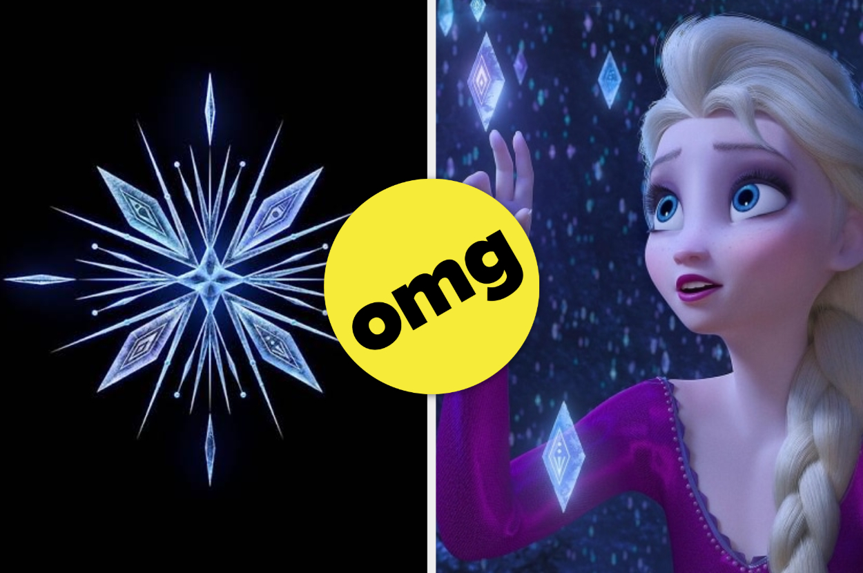 Guto Collector - Fiz uma teoria bem doida. Será que esses quatro símbolos  diferentes no floco de neve do pôster de Frozen 2 seria dos 4 elementos?  Ar, terra, fogo e água?