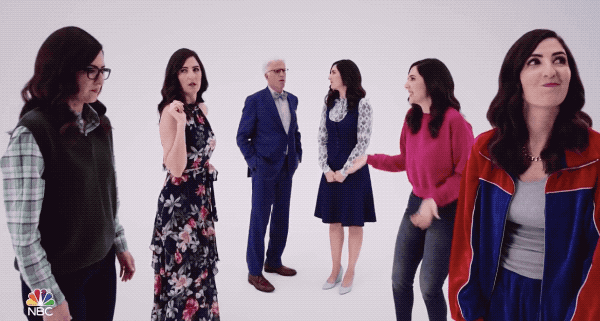 Image result for janets episode the good place gif