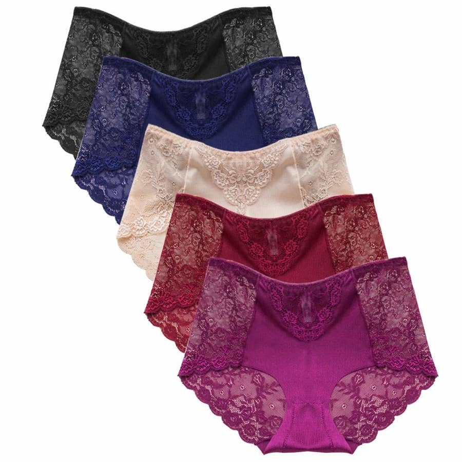 DONSON High Waist Cotton and Spandex Underwear Soft Breathable Full  Coverage Stretch Briefs Ladies Panties Size (28 Till 34) Pack of 3